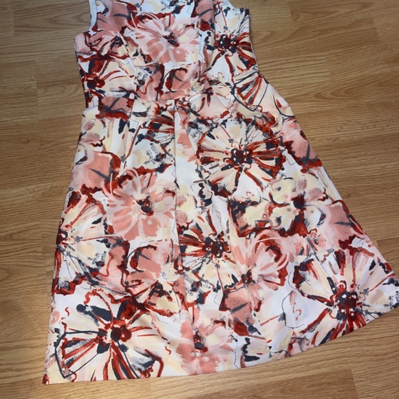 Ann Taylor Loft Petites Sleeveless Fit and Flare Mini Dress - Picture 2 of 5